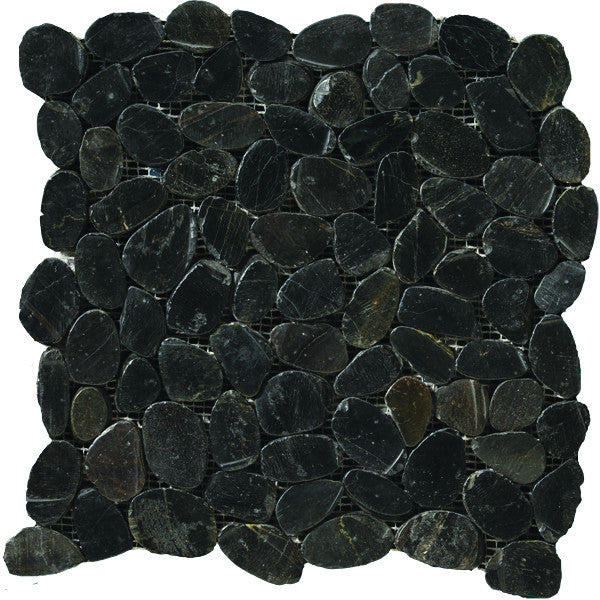 Emser Flat Rivera 12"x12"  Black Flat