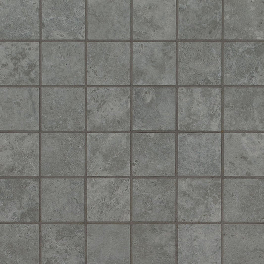 MS International Legions 2" x 2" Mosaic Matte Lunar Silver