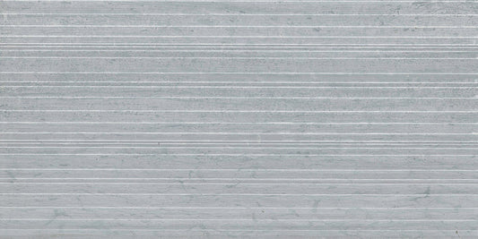 Emser Metro Blue 12"x24" Linear Mosaic Blue