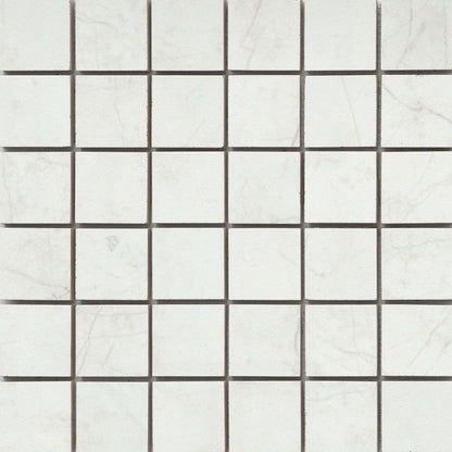 Emser Sterlina II 12"x12" Mosaic 2"x2" Matte White