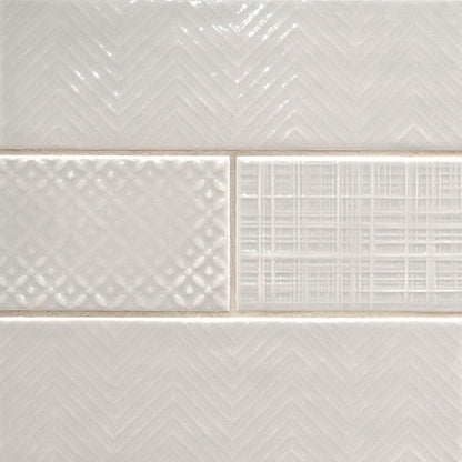 MS International Urbano 12" x 12" 3D MIX 4" x 12" Glossy Dusk