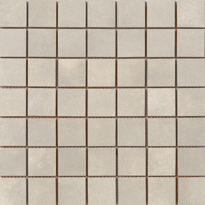 Emser Cosmopolitan 12" X 12" Mosaic 2" X 2"  Ecru 