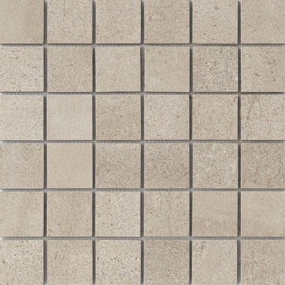 Emser Porto II 12"x12" Mosaic 2"x2" Matte Fawn